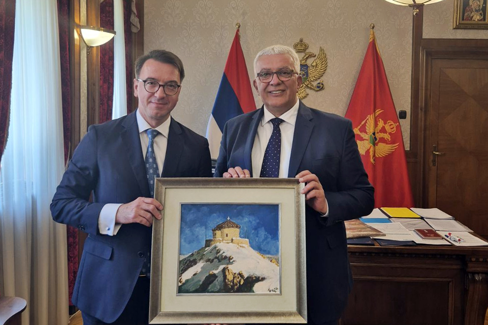 Mandić primio u oproštajnu posjedu odlazećeg ambasadora Ruske Federacije