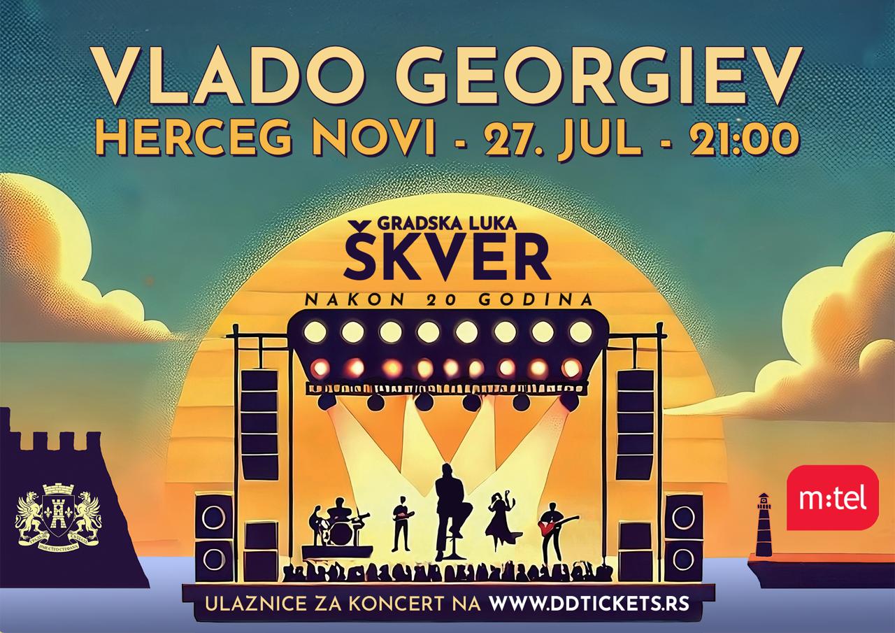 JEDINSTVENI DOGAĐAJ U EVROPI BIĆE ODRŽAN U HERCEG NOVOM U SUBOTU: Koncert na vodi Vlada Georgieva 27.jula