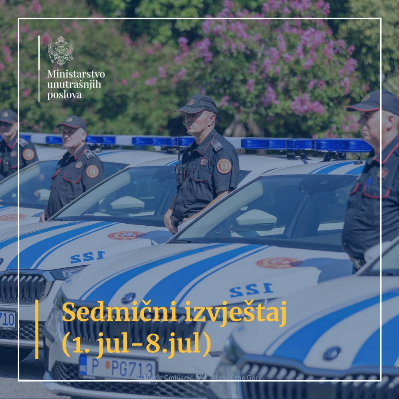 MUP: Za nedjelju dana 153 saobraćajne nezgode, registrovano 76 krivičih ...