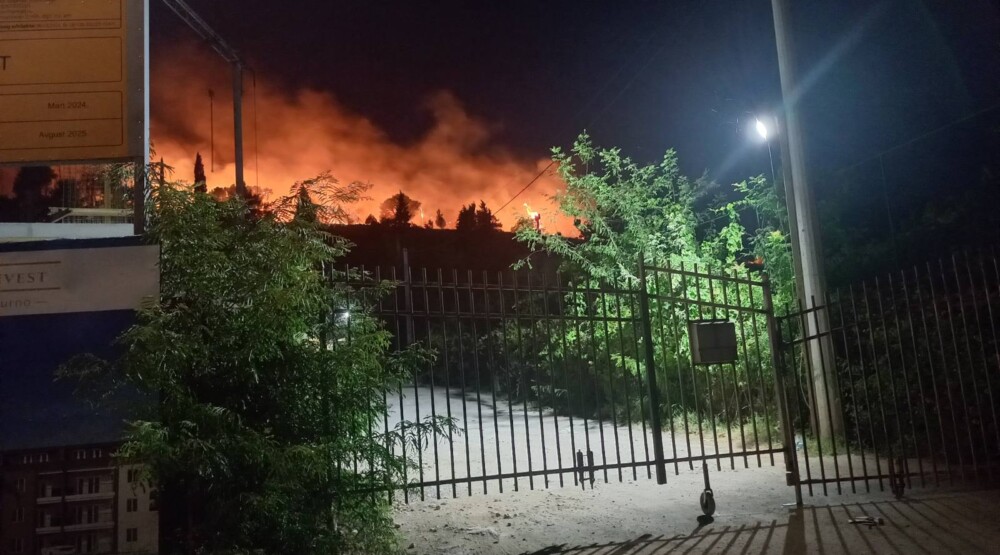 Tokom gašenja požara povrijeđena dva vatrogasca