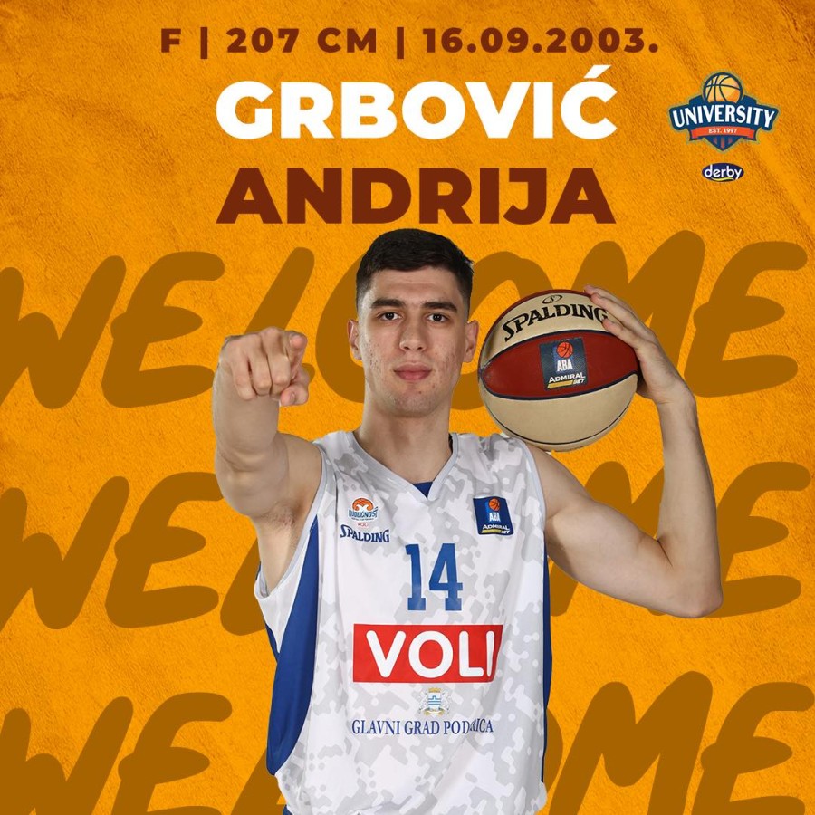 Budućnost pozajmila Grbovića SC Derbiju