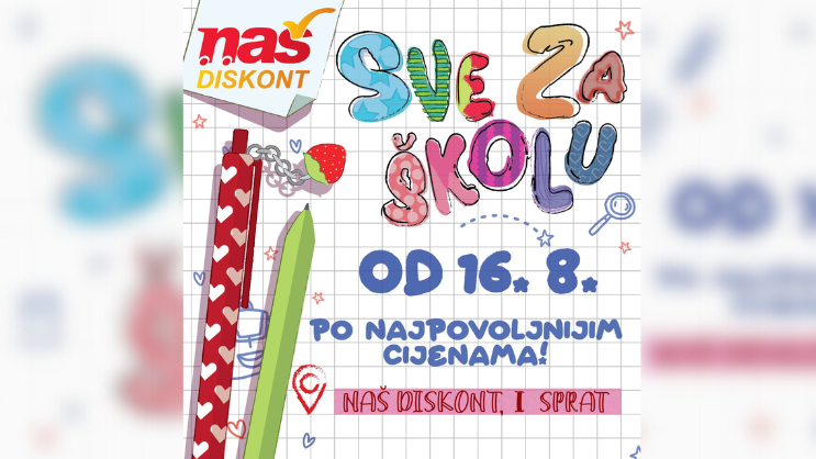 SVE ZA ŠKOLU NA JEDNOM MJESTU