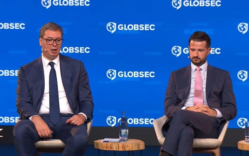 (VIDEO) Milatović na Globsec Forumu: Govorim srpskim jezikom