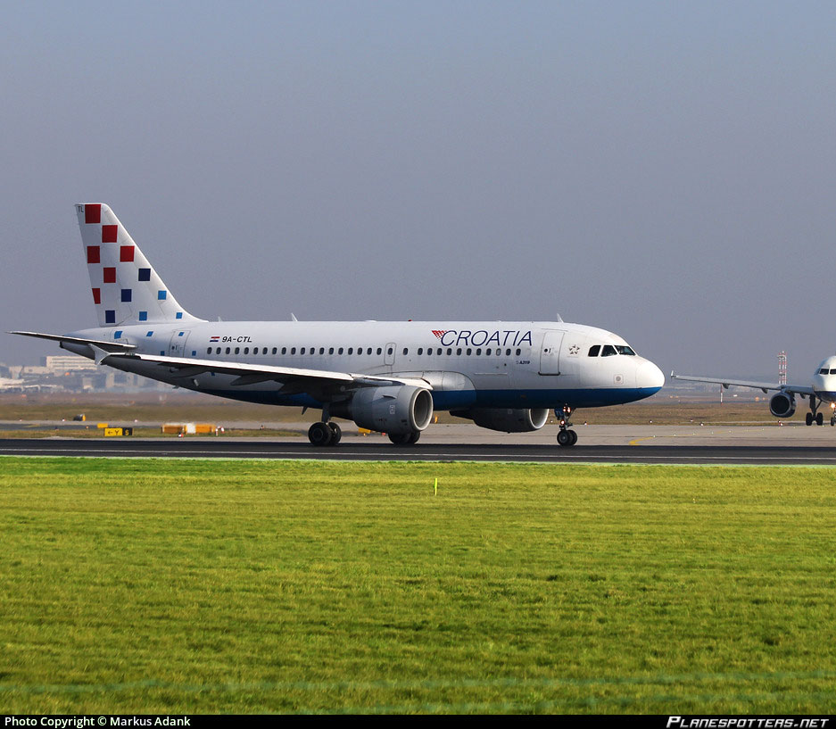 Pas prizemljio Airbus A319 Croatia Airlinesa