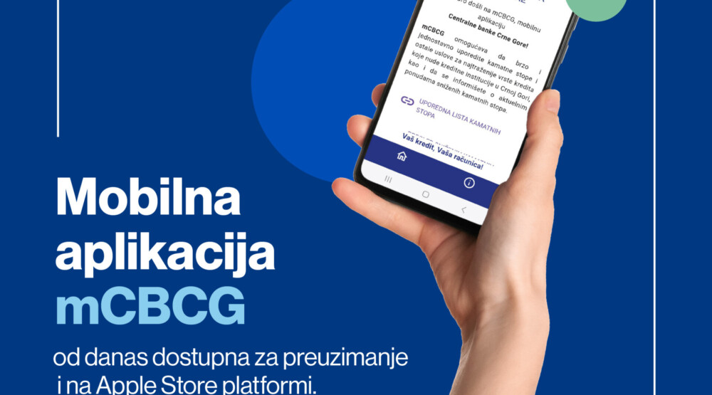 Mobilna aplikacija mCBCG dostupna i na Apple Store