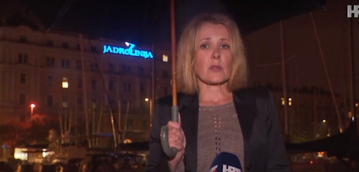(VIDEO) Novinarki HRT-a pozlilo tokom Dnevnika