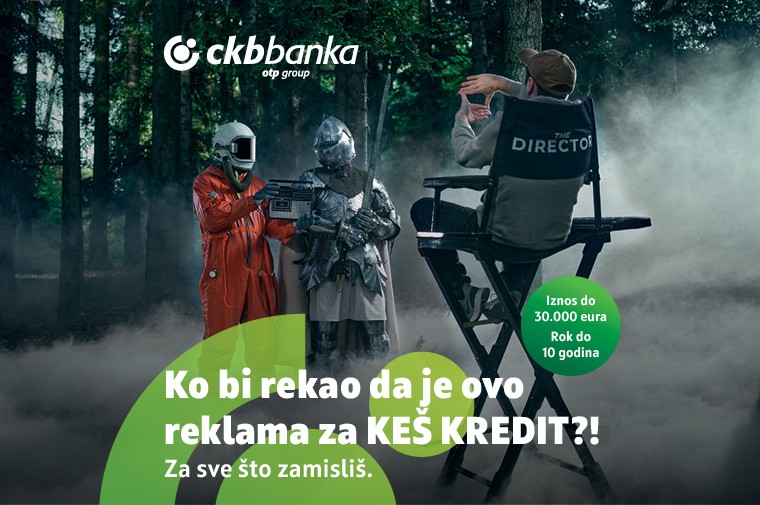 Vizije bez provizije: CKB Keš kredit do 30.000 eura i rokom otplate do 10 godina