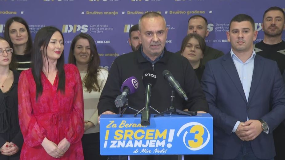 Nedić: DPS pokazala da je nesalomiva, borili smo se protiv čitavog državnog aparata