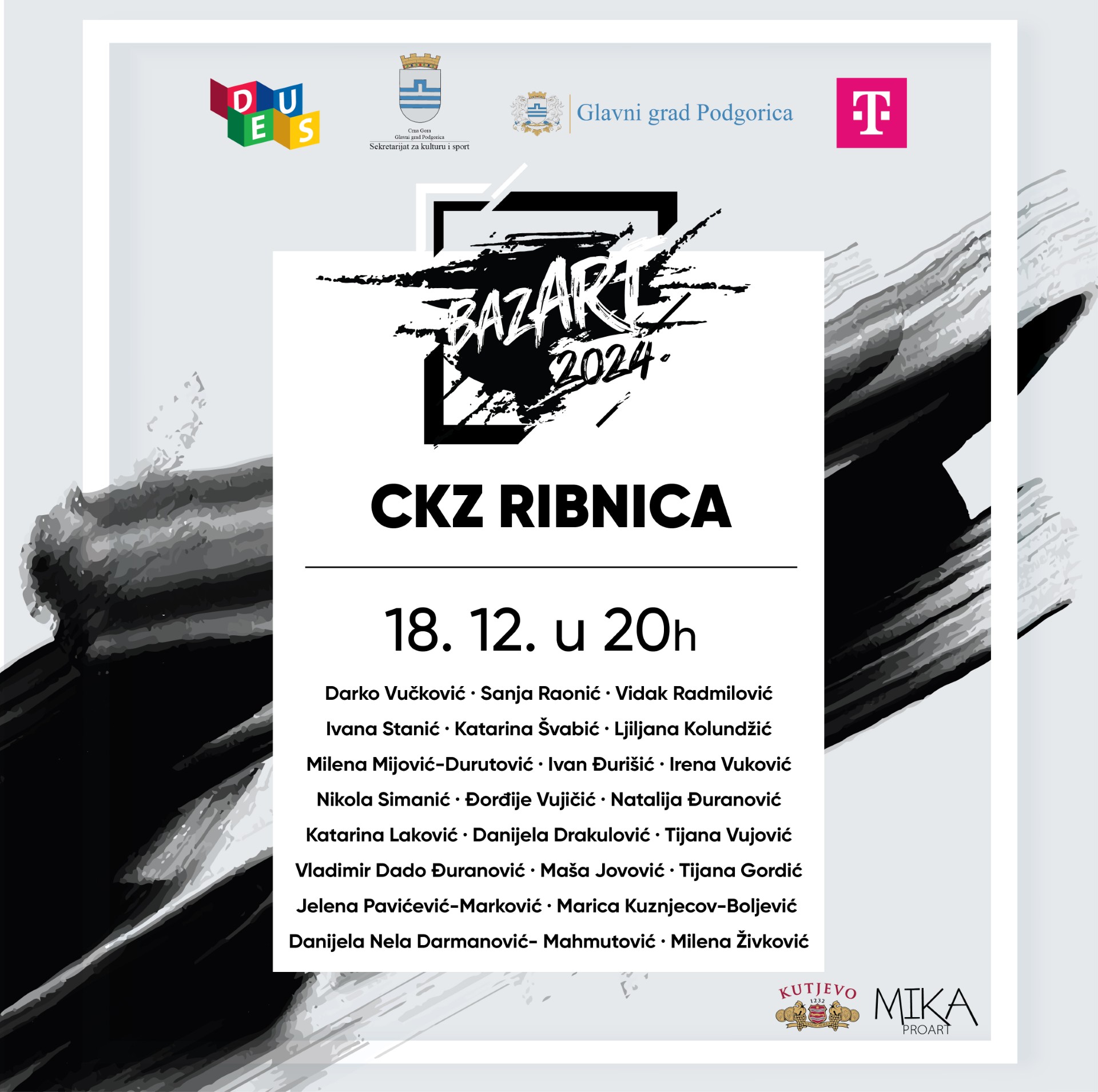 Bazar Art 2024 u CZK Ribnica od srijede