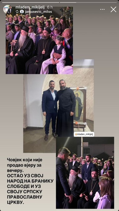 POSLJEDNI MANDIĆEV ADUT ZA FORMIRANJE VLASTI U BUDVI: Apel za pomoć od srpske crkve i busanje u prsa koliko je Mikijelj veliki vjernik SPC