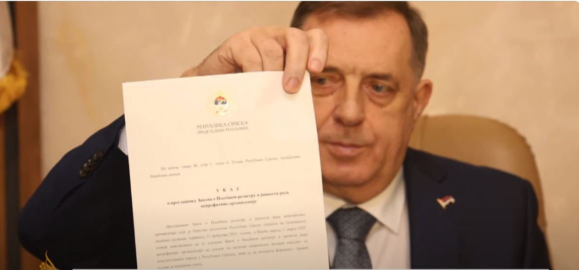 Dodik potpisao ukaz o proglašenju zakona o zabrani SIPA, Suda i Tužilaštva BiH u RS