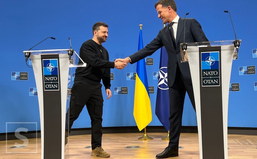 Foto: A. Kulić / Volodimir Zelenski i Mark Rutte
