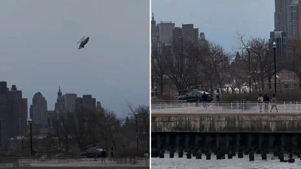 Helikopter pao u rijeku Hadson u Njujorku, u toku akcija spašavanja (VIDEO)