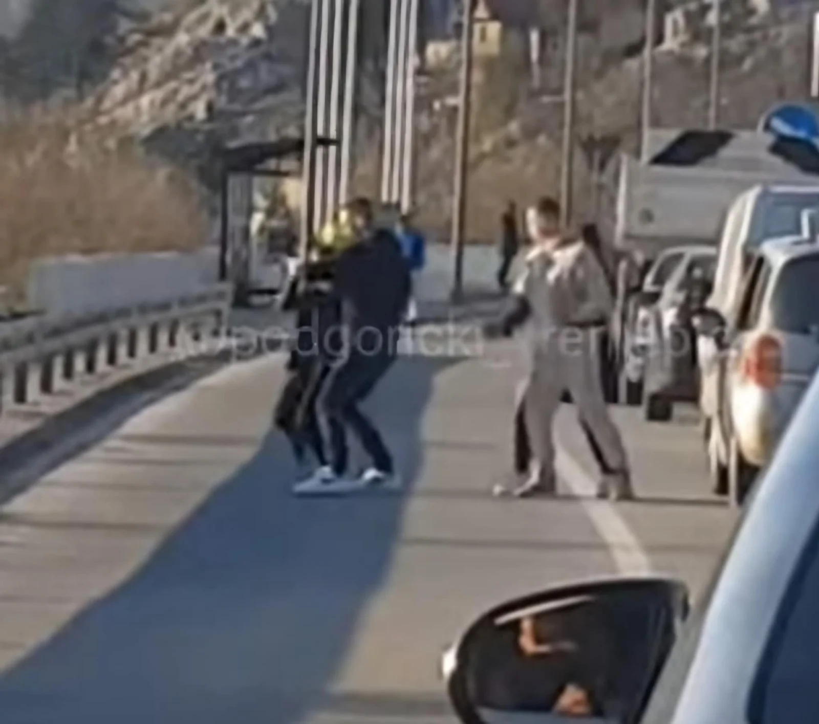 (VIDEO) Blokadu saobraćajnice prema Cetinju iskoristili za muziku i ples