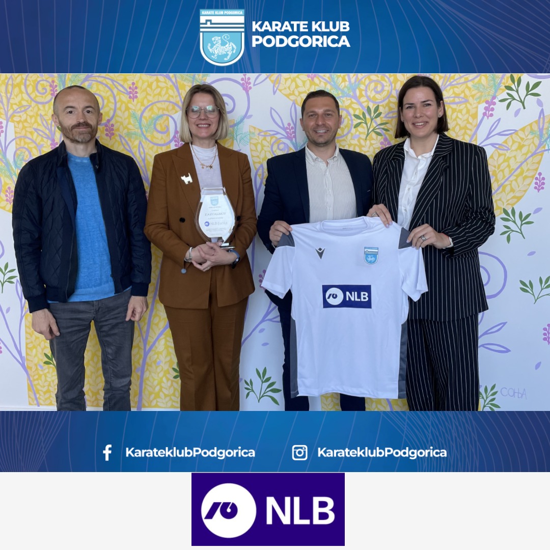Potpisan ugovor između NLB i Karate kluba Podgorica u projektu „Sport za mlade“