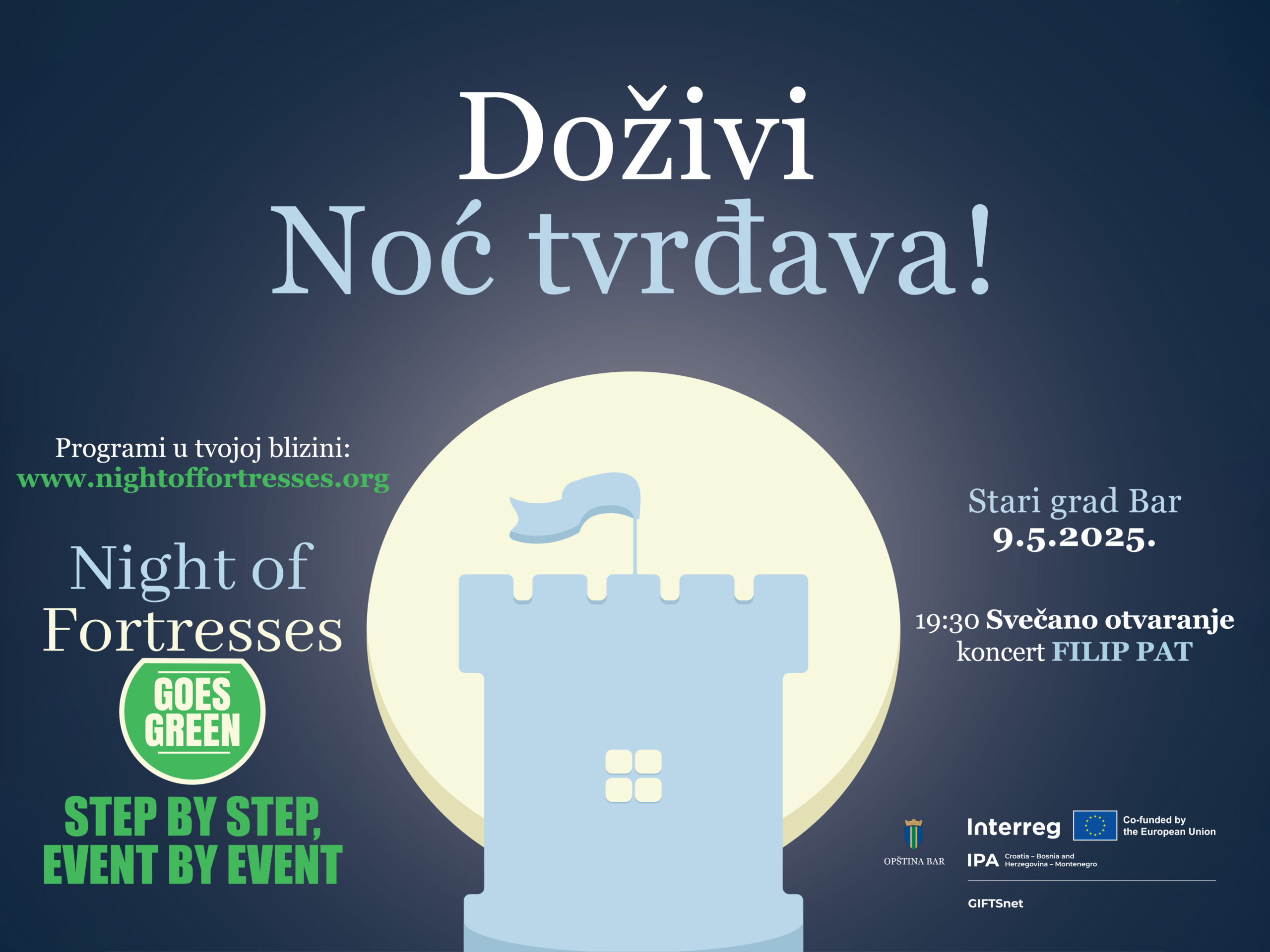 Opština Bar: Manifestacija &#8220;Noć tvrđava&#8221; 9.maja u Starom Baru