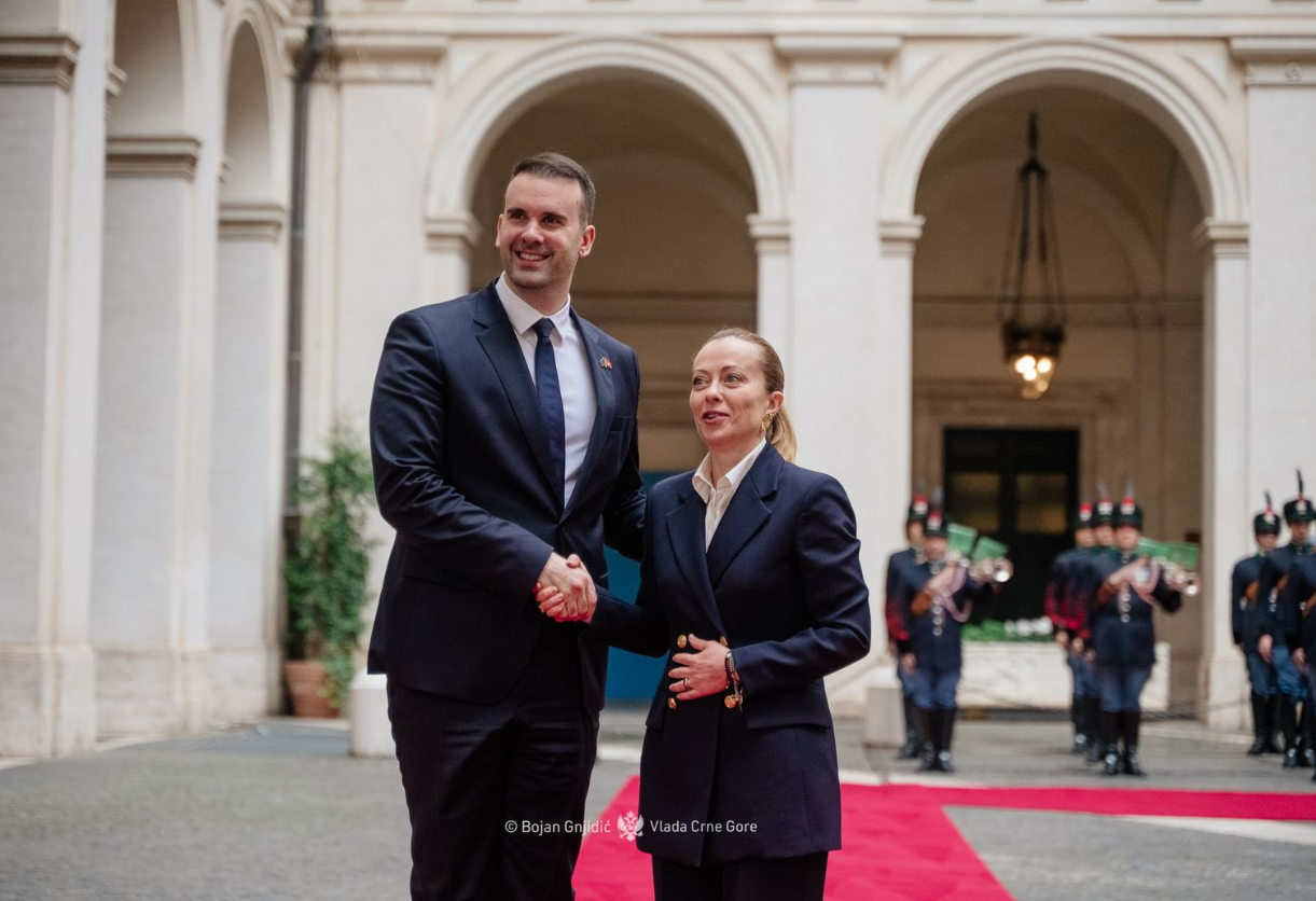 Spajić &#8211; Meloni: Snažna podrška ulasku Crne Gore u EU tokom italijanskog predsjedavanja u prvoj polovini 2028. godine