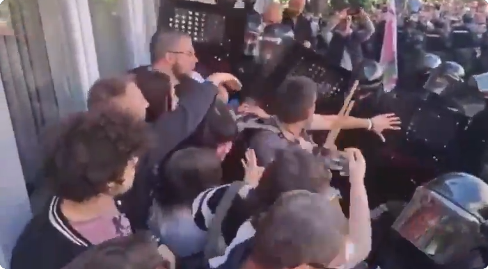 Srbija: Studentkinja koju je policija udarila štitom u glavu ima potres mozga, čeka i druge preglede