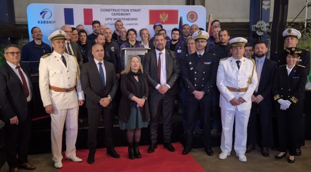 U francuskom brodogradilištu počela izrada dva nova patrolna broda za Mornaricu VCG
