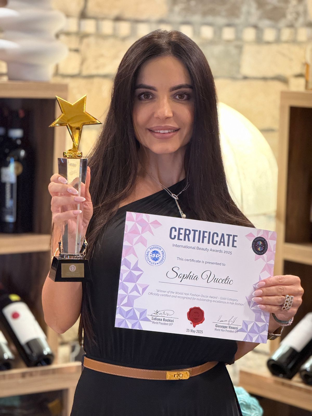 Sofija Vučetić – Lice uspjeha i autentične ljepote: Još jedna prestižna nagrada na Beauty Awards 2025