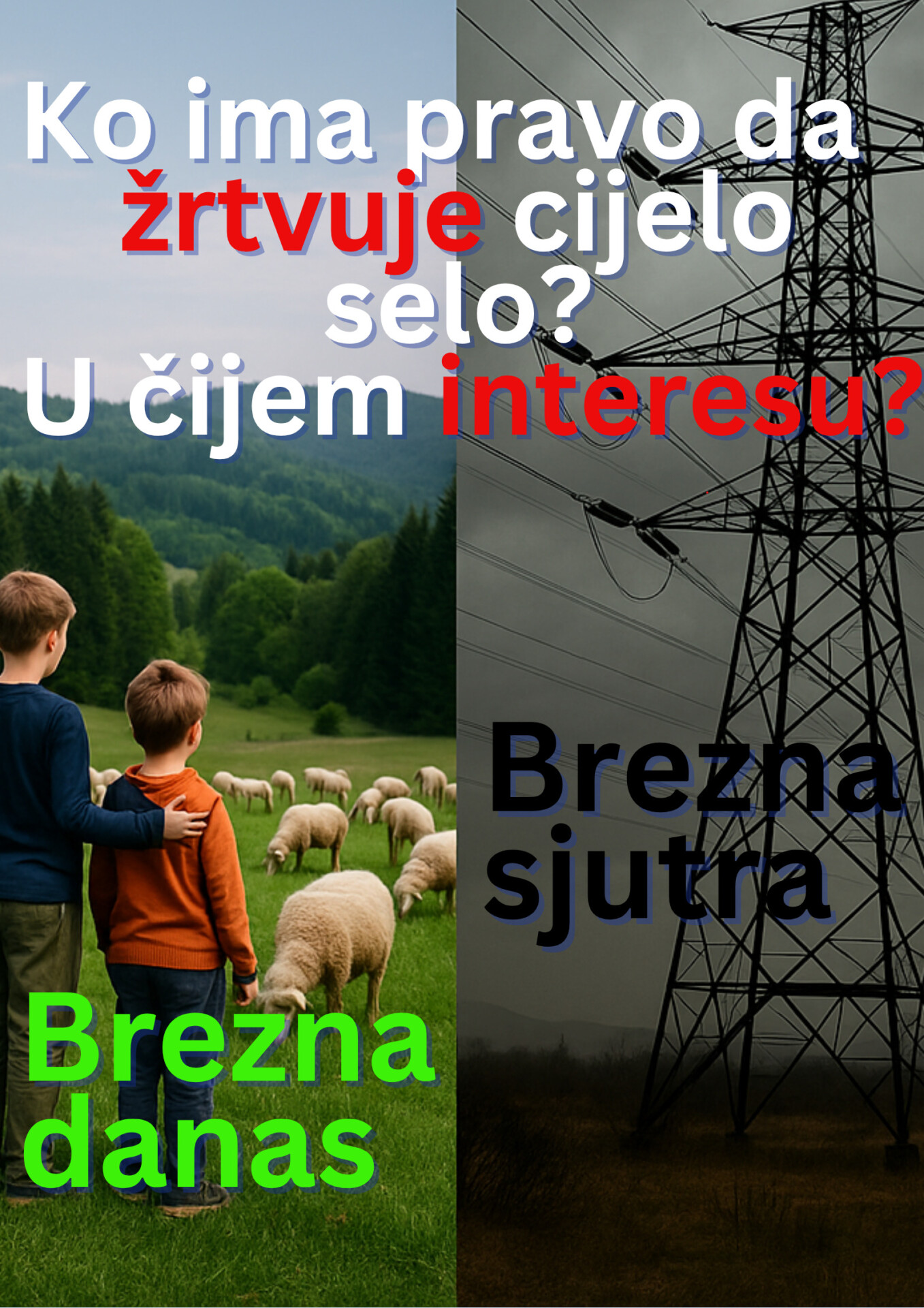 Mještani sela Gornja Brezna: Branićemo svim sredstvima prirodu i održivi razvoj