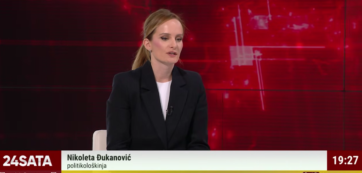 Nikoleta Đukanović/ Foto: Screenprint ETV