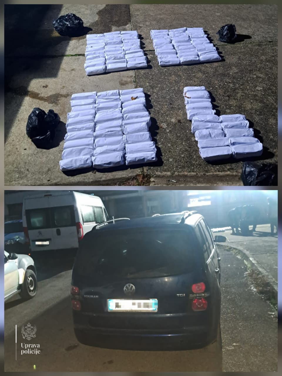 Duvan u mjestu Božaj, Foto: Uprava policije