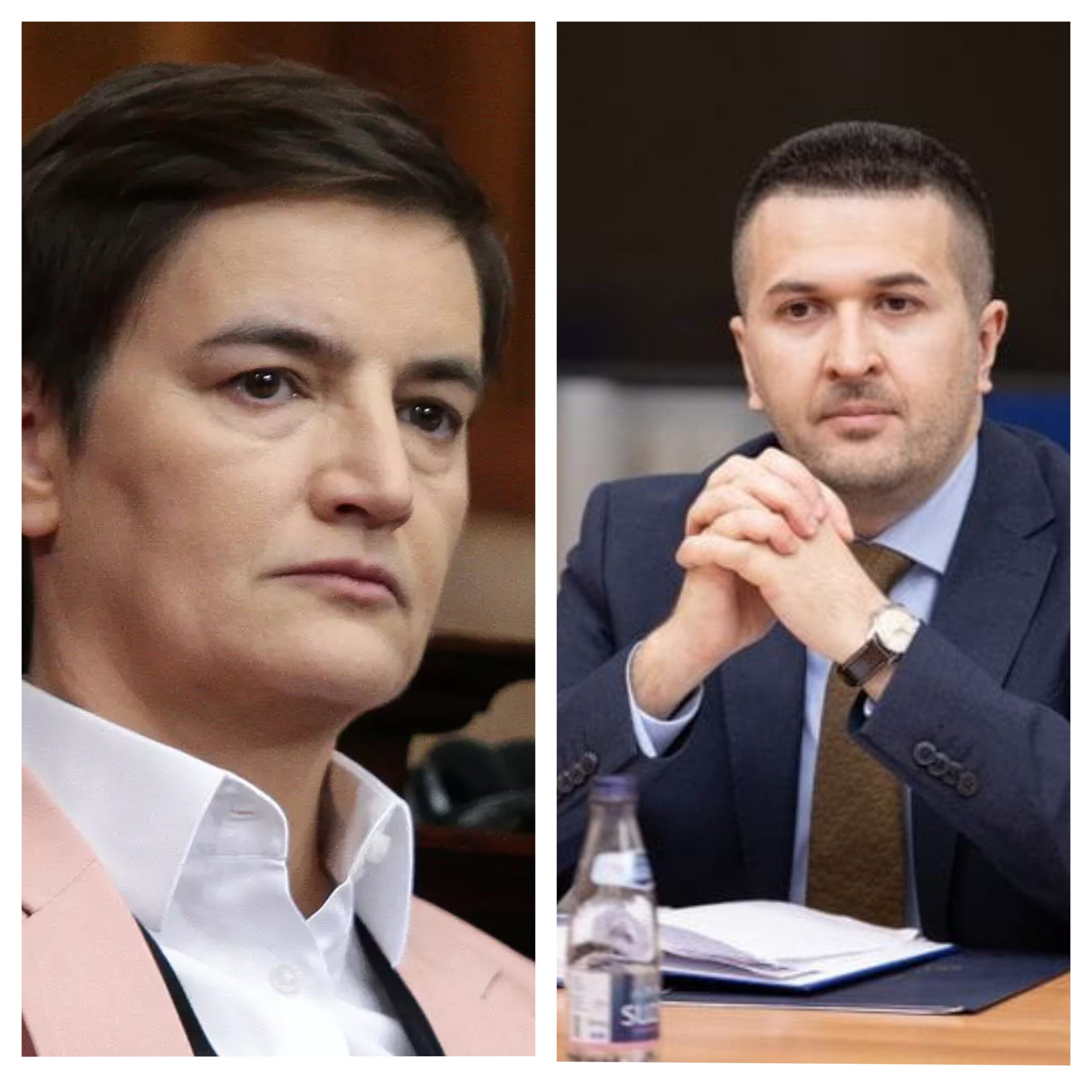 Brnabić i Pejović, Foto: Tanjug, Sava Radovanović/  Skupština Crne Gore 