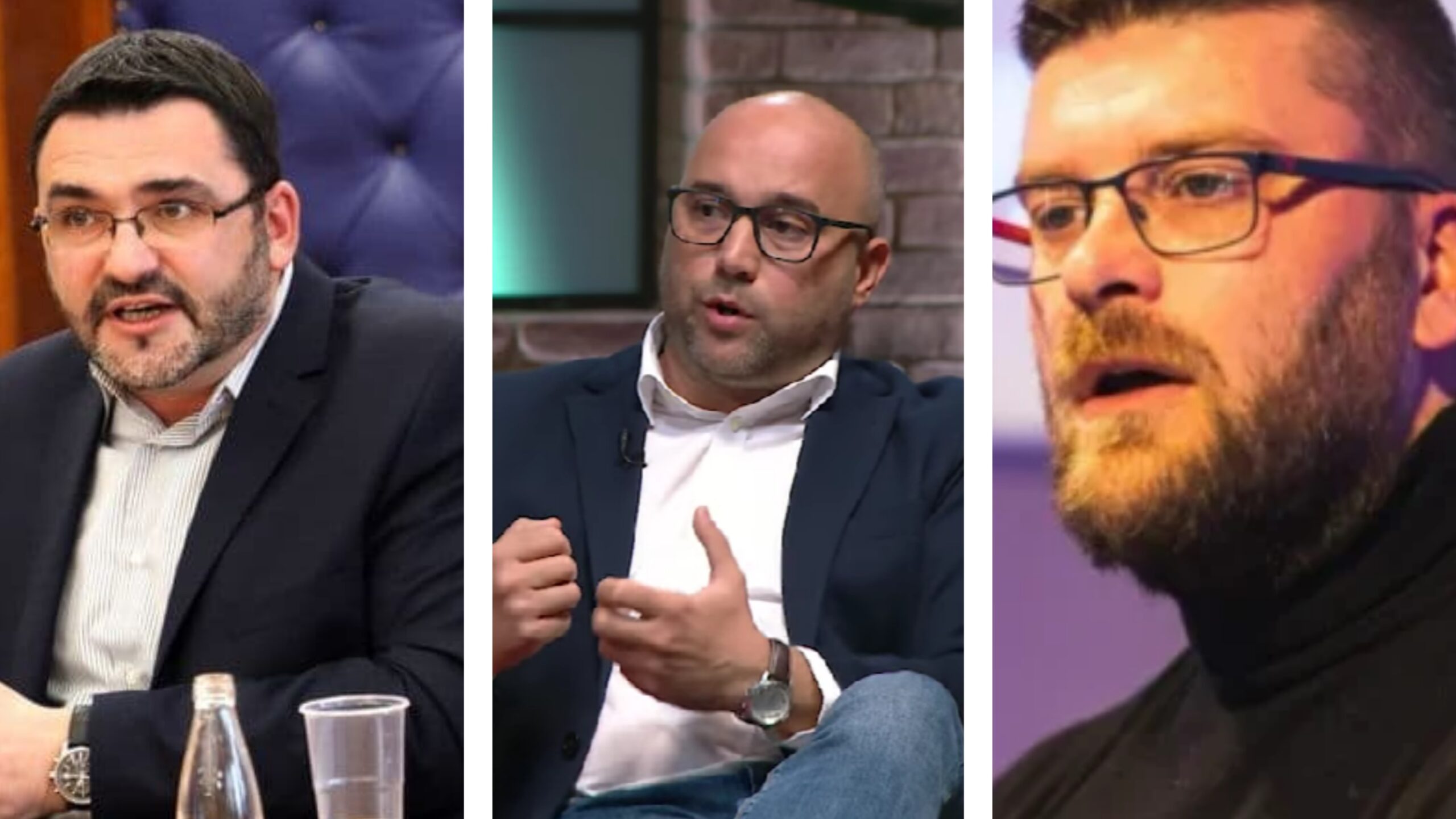 Čirgić, Radoman, Batrićević, Foto: Pobjeda/ TV E/ Antena M