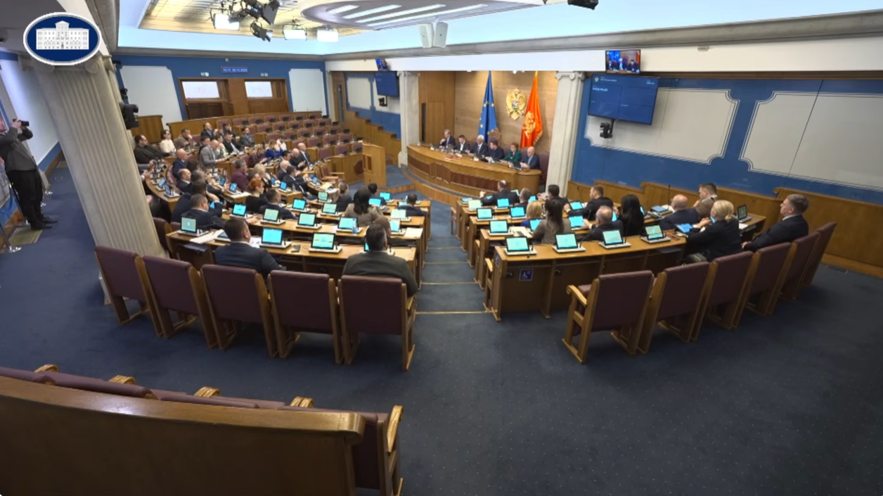 Foto: Skupština Crne Gore - stop kadar