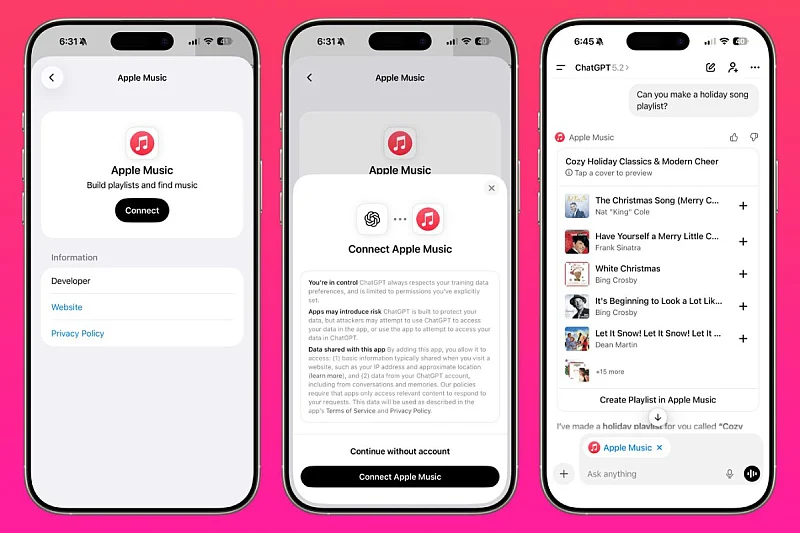 Foto: ChatGPT/ ChatGPT dobio integraciju s aplikacijom Apple Music i novi generator slika