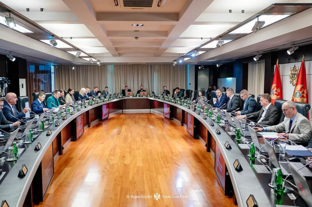 Sa jučerašnje sjednice, Foto: Vlada Crne Gore