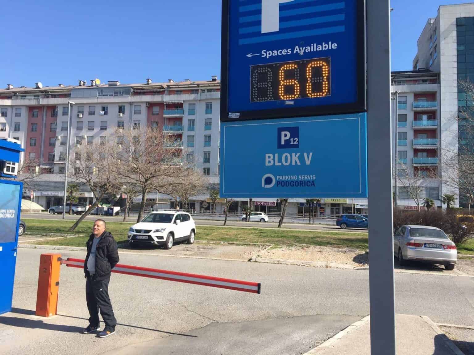 Foto: Parking servis Podgorica