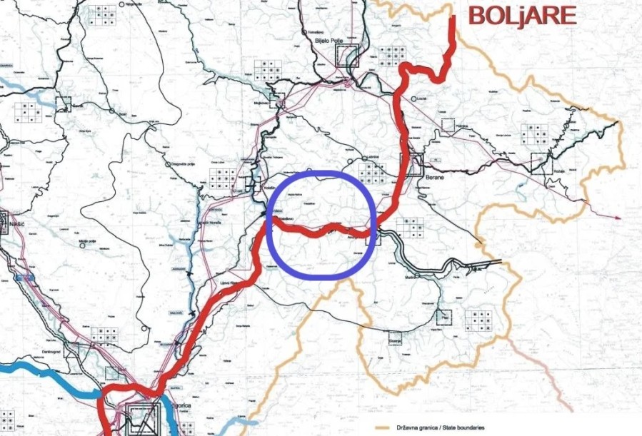 Označena dionica auto-puta od Mateševa do Andrijevice
