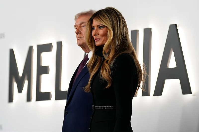Melania i Donald Trump na premijeri (Foto: AP)

