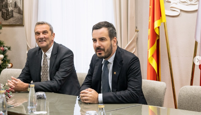 Vladimir Jokić i Vojin Batuta/ Foto: Opština Kotor/Instagram