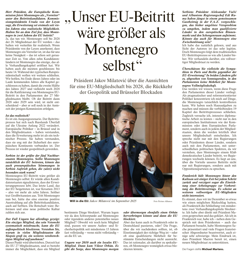 Foto: Predsjednik CG