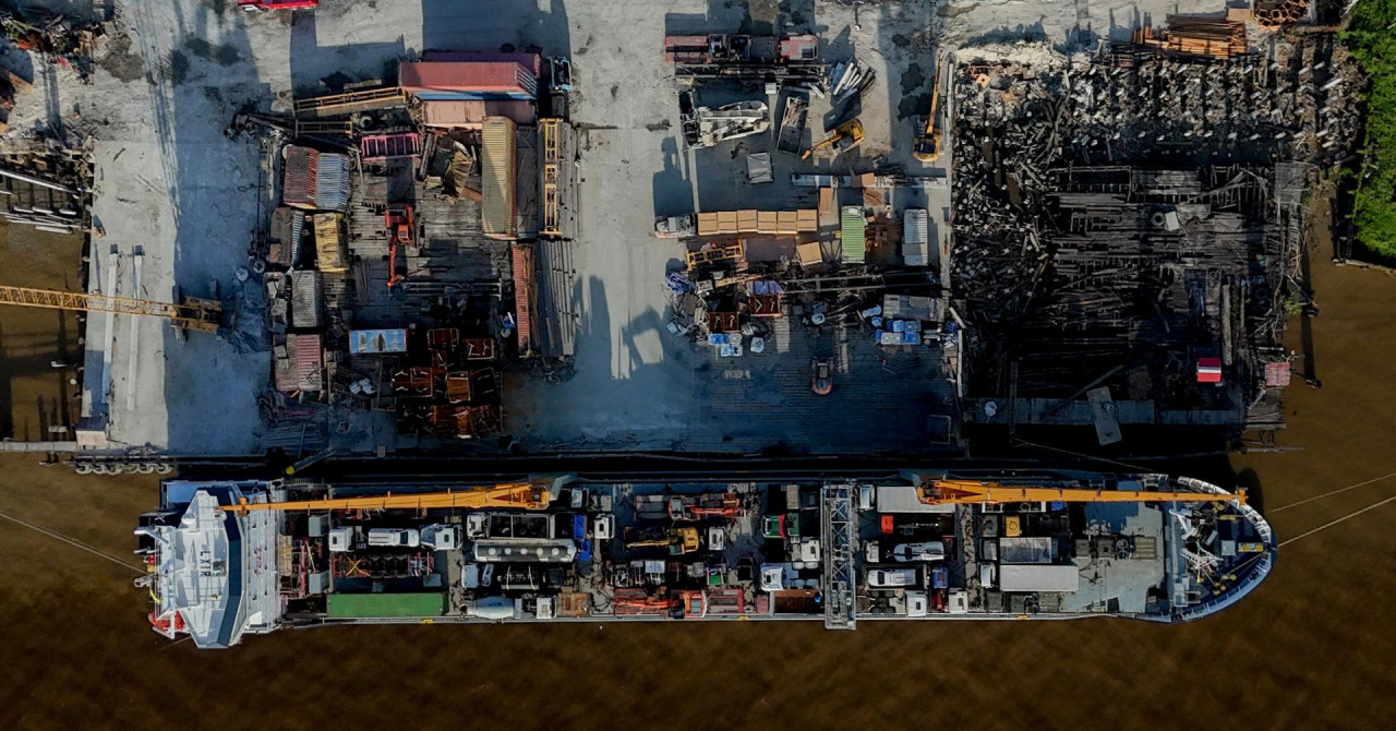Teretni broj u Luci Džordžtaun u Gvajani, Foto: Joaquin Sarmiento/AFP