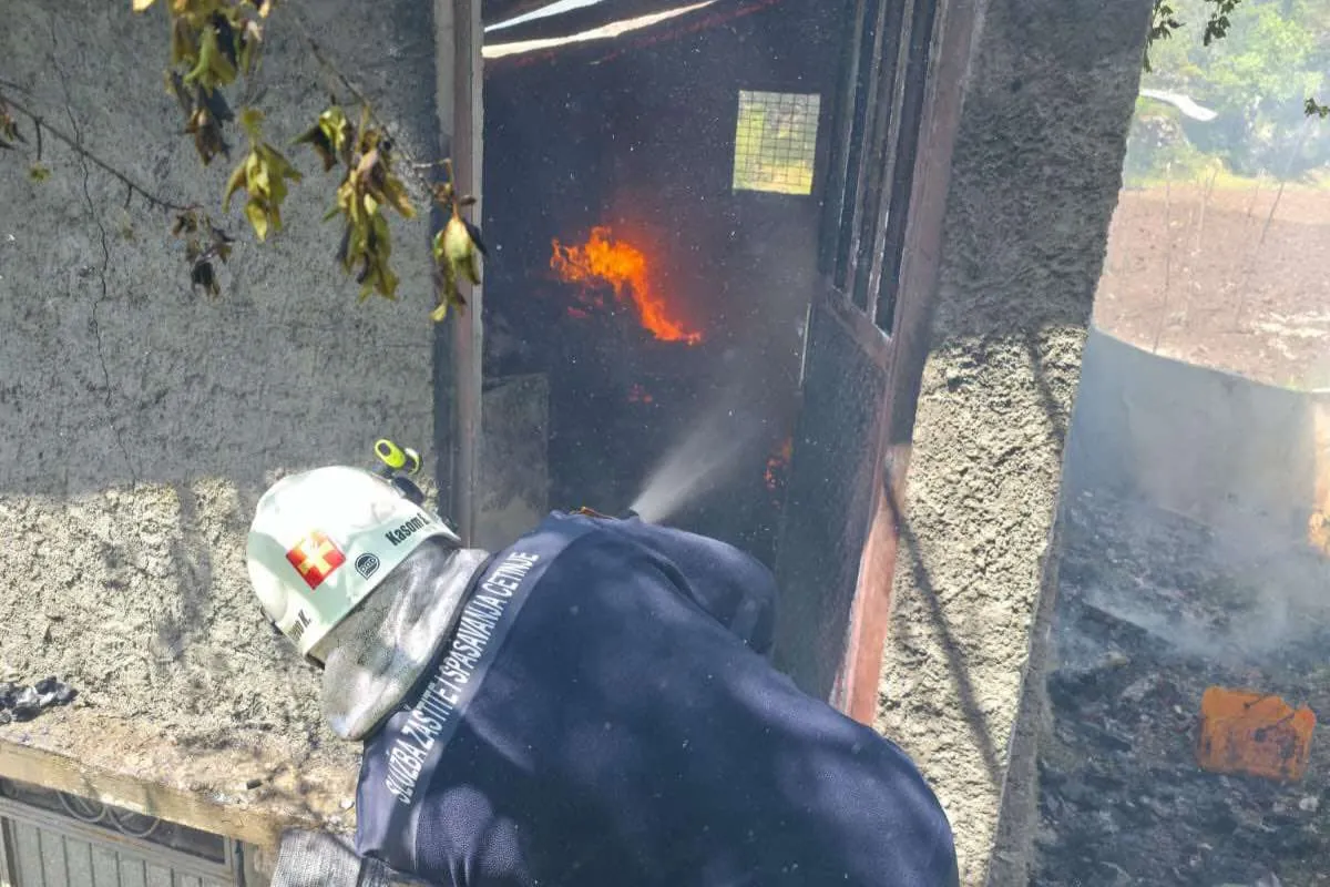 Foto: Služba zaštite i spašavanja Prijestonice, RTV Cetinje